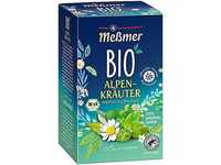Meßmer Bio Alpenkräuter | 100% natürliche Zutaten | 20 Teebeutel | Vegan 