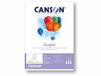 Canson 200006003 Imagine Mix-Media Papier, A2, rein weiß
