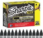 Sharpie Permanent Marker mit Metallgeh&auml;use | kleine Patronenspitze | schwarze Tinte