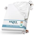 SETEX Molton K&ouml;per Matratzenschutz, 100 x 200 cm, Matratzenschoner aus 100%