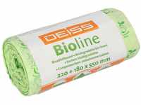 Bio-Müllbeutel DEISS Bioline 10 L, kompostierbar, 480 Stück