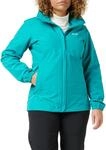 Jack Wolfskin Damen Stormy Point Jacket W atmungsaktive Regenjacke, T&uuml;rkis (Dark