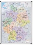 Bi-Office MAP0101002 Deutschlandkarte, laminiert oder magnetisch