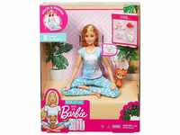 Barbie GNK01 - Wellness Meditation Puppe (blond) und Spielset, mit Lichtern und