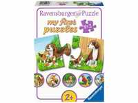 Ravensburger Kinderpuzzle - 05072 Tierfamilien auf dem Bauernhof - my first...