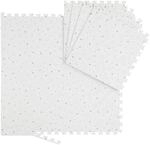 Relaxdays Puzzlematte Sterne, 8 St&uuml;ck, EVA Schaumstoff, schadstofffrei, Baby &
