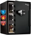 Master Lock Tresor Feuerfest und Wasserdicht mit Zahlencode und Alarm, Dreifacher