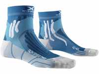 X-Socks X-Bionic Run Speed Two Socken Teal Blue/Pearl Grey 35-38