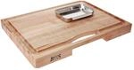Boos Block Schneidebrett mit Auffangschale &ndash; 38,1 x 35,6 x 5,7 cm &ndash;...