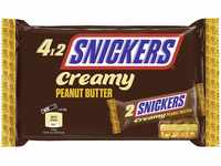 Snickers Creamy Peanut Butter Milchschokolade gefüllt mit Karamell und...