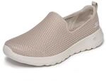 Skechers Damen Go Walk Joy Trainers, Taupe Textile/Trim, 36 EU