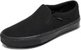 Vans Unisex Asher Sneaker, Canvas Black Black, 44.5 EU