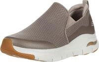 Skechers Herren Arch Fit Banlin Sneaker, Taupe Mesh Synthetic Trim, 43 EU