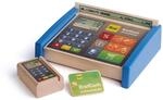 Erzi 10543 Kasse aus Holz, Kaufladenartikel f&uuml;r Kinder, Rollenspiele