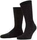 FALKE Unisex Socken Walkie Ergo U So Wolle Funktionsmaterial einfarbig 1 Paar, Grau
