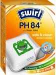 Swirl PH 84 EcoPor Staubsaugerbeutel (4 Beutel), rei&szlig;feste Staubbeutel f&uuml;r einige
