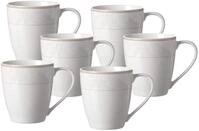 Ritzenhoff & Breker Kaffeebecher-Set Isabella, 6-teilig, Porzellan, 350...