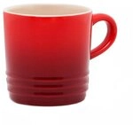 LE CREUSET Cappuccino Becher aus Steinzeug, 200 ml, Kirschrot, 70303200600099