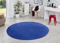 Hanse Home Teppich Fancy Rund &ndash; Wohnzimmerteppich einfarbig Modern Velours...
