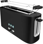 Cecotec Toast&Taste Toaster 10000 Extra. 980 W, Plastik mit 1 extra breiten