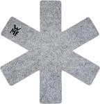 WMF Topf- und Pfannenschutz, 2 St&uuml;ck, Schutzmatte vor Kratzer und Beulen, Schoner