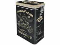Nostalgic-Art Retro Kaffeedose, 1,3 l, Goodyear – Motorcycle –...