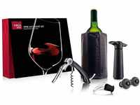 Vacu Vin Weinset Experience 6 teilig - Weinpumpe, Weinausgießer, Kellnermesser,