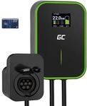 Green Cell GC PowerBox Wallbox 22kW RFID Ladeger&auml;t f&uuml;r EV mit Typ 2 Steckdose LCD