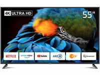 DYON Smart 55 XT-2 138,7 cm (55 Zoll) Fernseher (4K Ultra-HD Smart TV, HD Triple