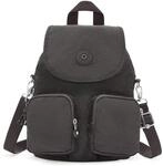 Kipling FIREFLY UP Kleiner Rucksack (umwandelbar in Schultertasche), Black Noir