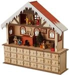 small foot Adventskalender Stube mit Beleuchtung aus Holz, moderne
