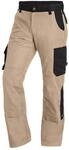 FHB Premium Bundhose Twill 300, 1 St&uuml;ck, 86, beige / schwarz, 35-130430-1320-86
