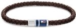 Tommy Hilfiger Jewelry Geflochtenes Lederarmband f&uuml;r Herren - Erh&auml;ltlich aus