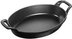 STAUB Ofenform/Servierplatte/Auflaufform, oval mit 2 Griffen, 24 cm, 1 L,...