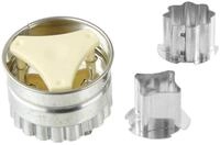 Zenker Linzer-Ausstecher 4-teiliges Set Ausstechform Blume Stern Herz Pl&auml;tzchen
