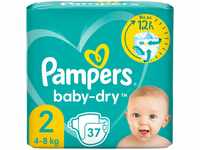 Pampers Baby-Dry Größe 2, 37 Windeln, 4-8kg