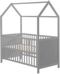 roba Hausbett 70 x 140 cm - FSC zertifiziert - Babybett in Hausoptik -