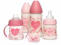 SUAVINEX Suavinex-Set für Neugeborene, 2x Babyflasche 270 ml + Babyflasche 150...