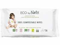 Eco by Naty plastikfreie Baby Feuchttücher unparfümiert - 100 %...