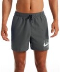 Nike Herren 5 Volley Shorts Badehose, Iron Grau, S EU