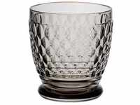 Villeroy und Boch Boston Coloured Trinkglas, 330 ml, Kristallglas, Klar/Grau