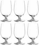 Leonardo Ciao+ Wassergl&auml;ser 6er Set, Trink-Gl&auml;ser mit gezogenem Stiel,
