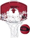 Wilson Mini-Basketballkorb NBA Team Mini Hoop, Chicago Bulls, Kunststoff