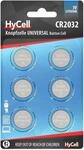 HyCell 6x CR2032 Batterie Lithium Knopfzelle 3V / Qualitativ hochwertige