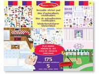 Melissa & Doug Wiederverwendbare Stickerbücher Spielhaus | Reiseaktivitäten...
