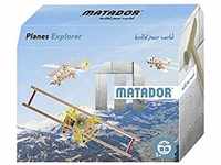 Matador Explorer Planes, Themenbaukasten, Holzfarben, Bunt
