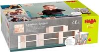HABA Baustein-System Clever-Up! 1.0, Natur-Bausteine f&uuml;r Kinder ab 1 Jahr, 46...