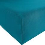 Bassetti Spannbettlaken Uni D3/782 Petrol Baumwolle/Elastan, Ma&szlig;e: 180cm x 200cm,
