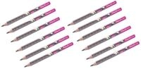 Pelikan 810401 Schreiblernbleistift Combino pink, 12 St&uuml;ck in Faltschachtel