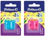 Pelikan 700429 Doppeldosenanspitzer Flower, 1 St&uuml;ck, farbig sortiert - keine